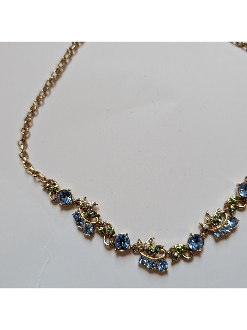 Vintage Monet Necklace, Choker Necklace, Bridesmaid Necklace, Wedding Jewelry - Picture 3 of 7